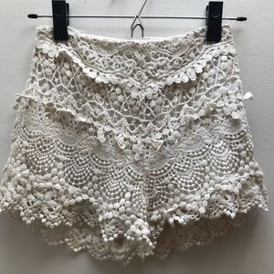 Urban Outfitters Lace Shorts